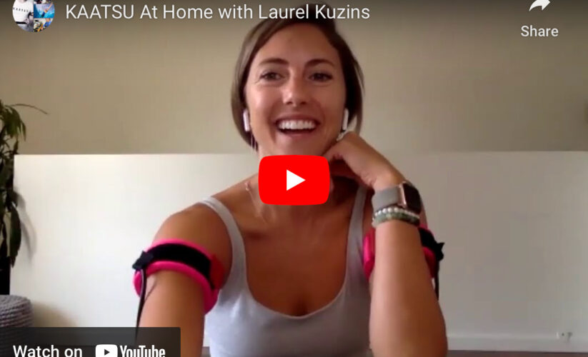 KAATSU At Home With Laurel Kuzins Using The KAATSU Cycle 2.0